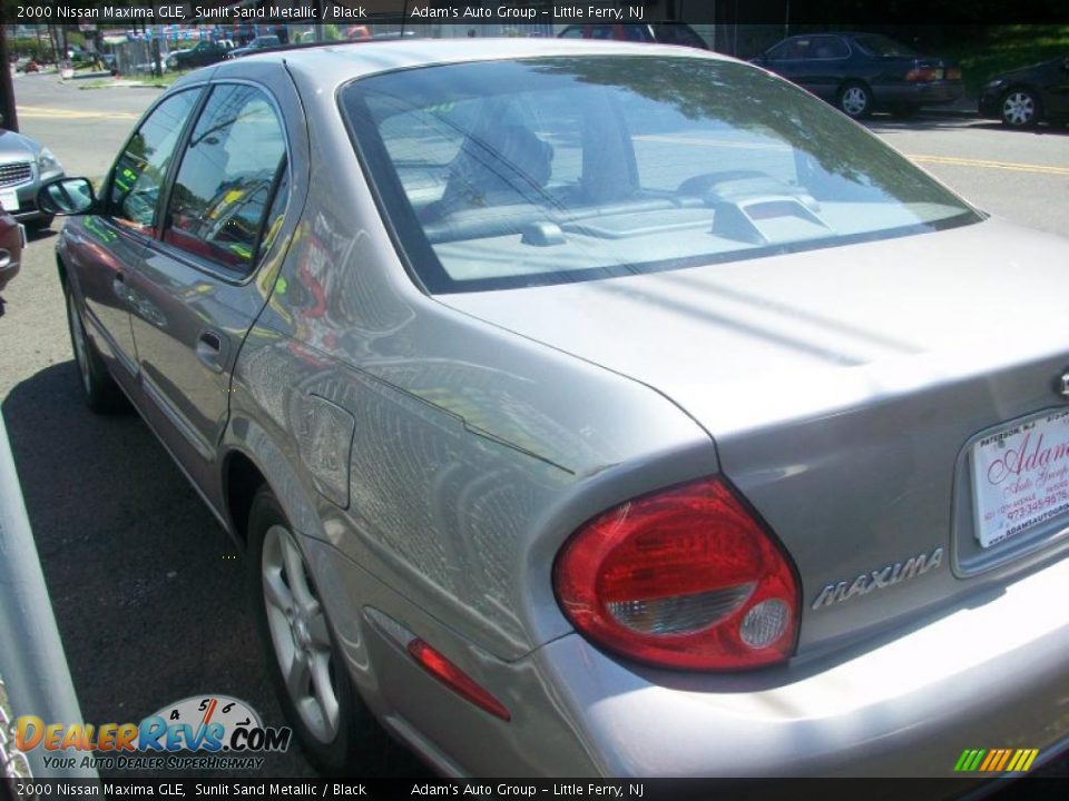 2000 Nissan Maxima GLE Sunlit Sand Metallic / Black Photo #4