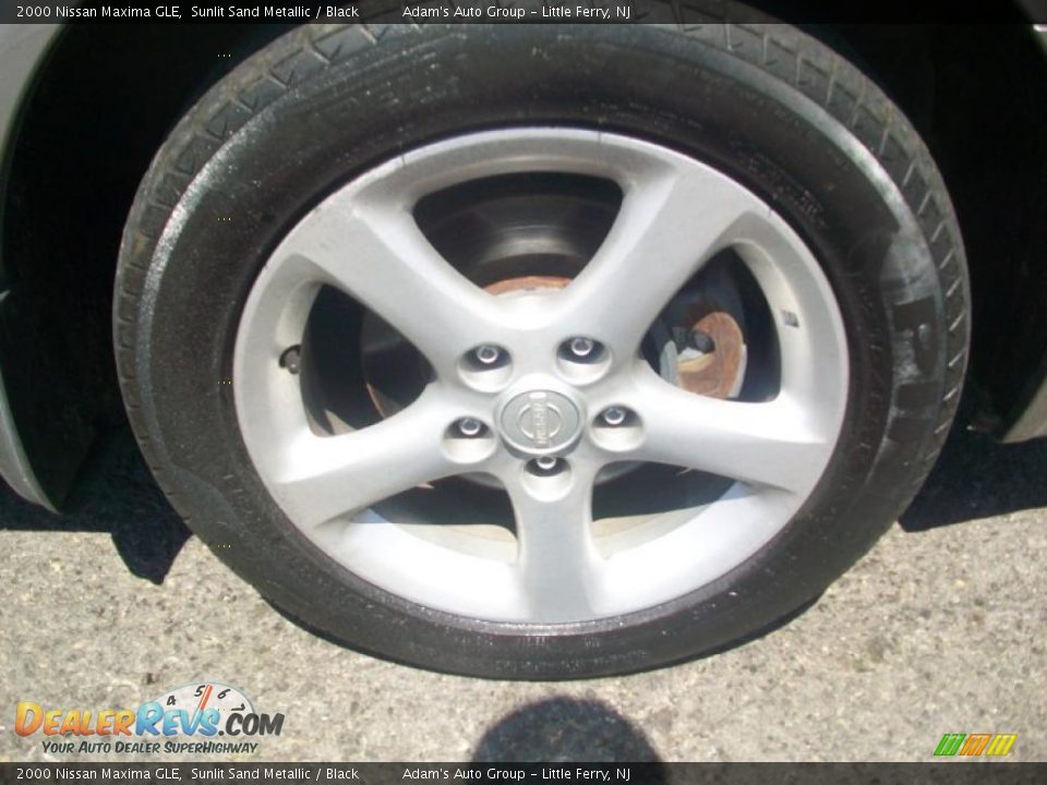 2000 Nissan Maxima GLE Sunlit Sand Metallic / Black Photo #12