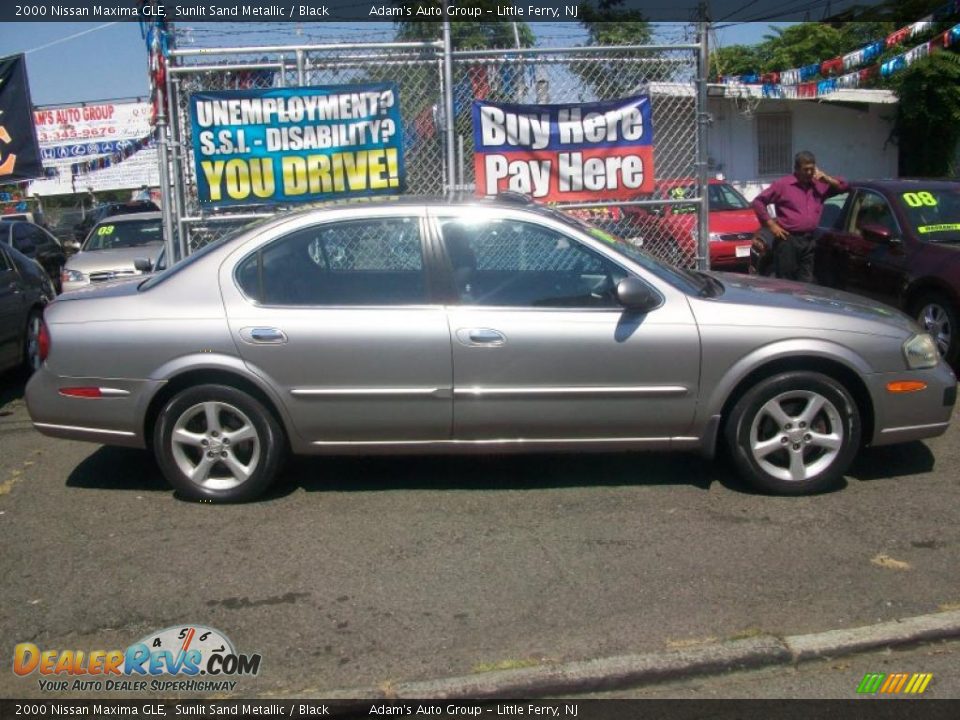 2000 Nissan Maxima GLE Sunlit Sand Metallic / Black Photo #14