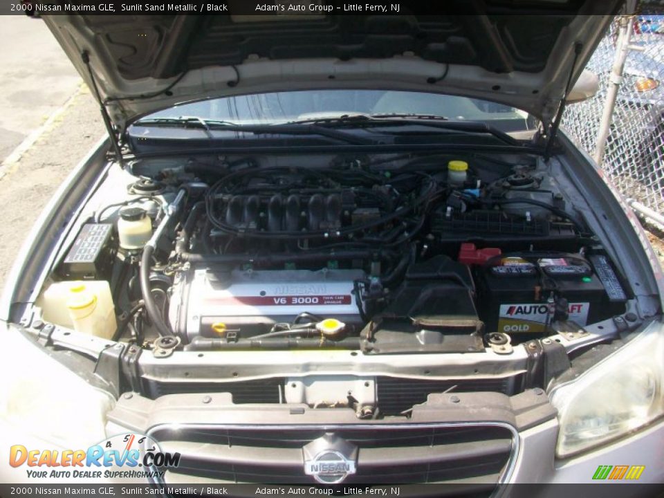 2000 Nissan Maxima GLE Sunlit Sand Metallic / Black Photo #19