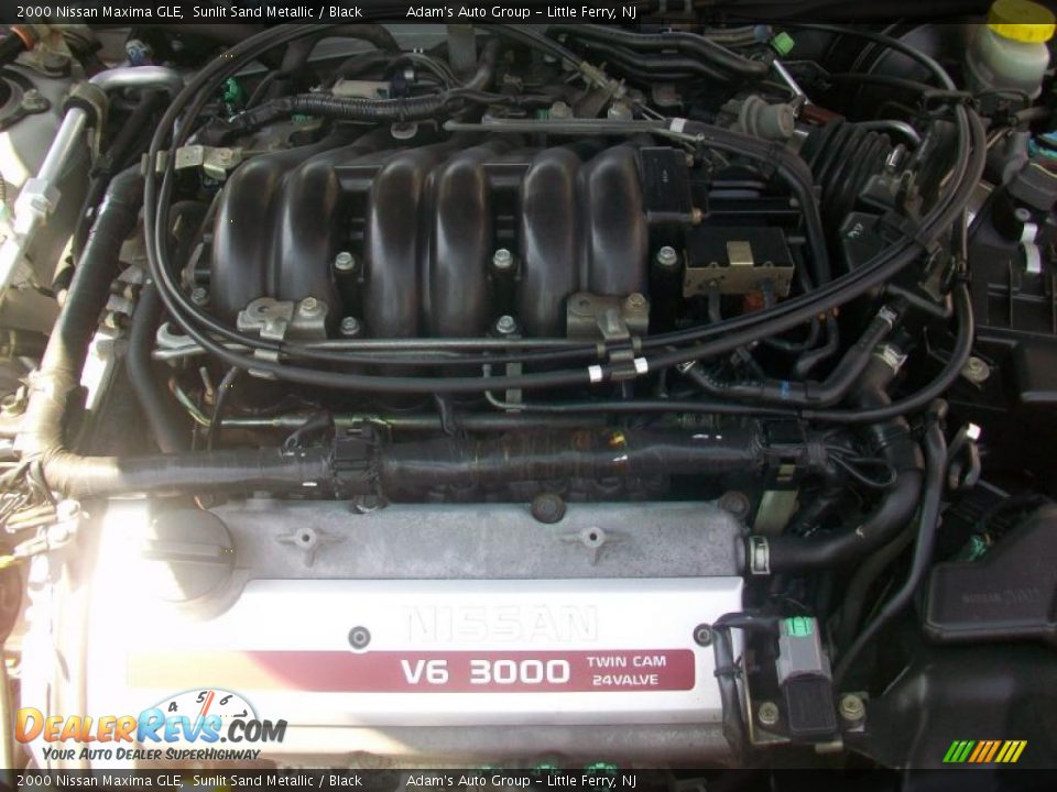 2000 Nissan Maxima GLE Sunlit Sand Metallic / Black Photo #20