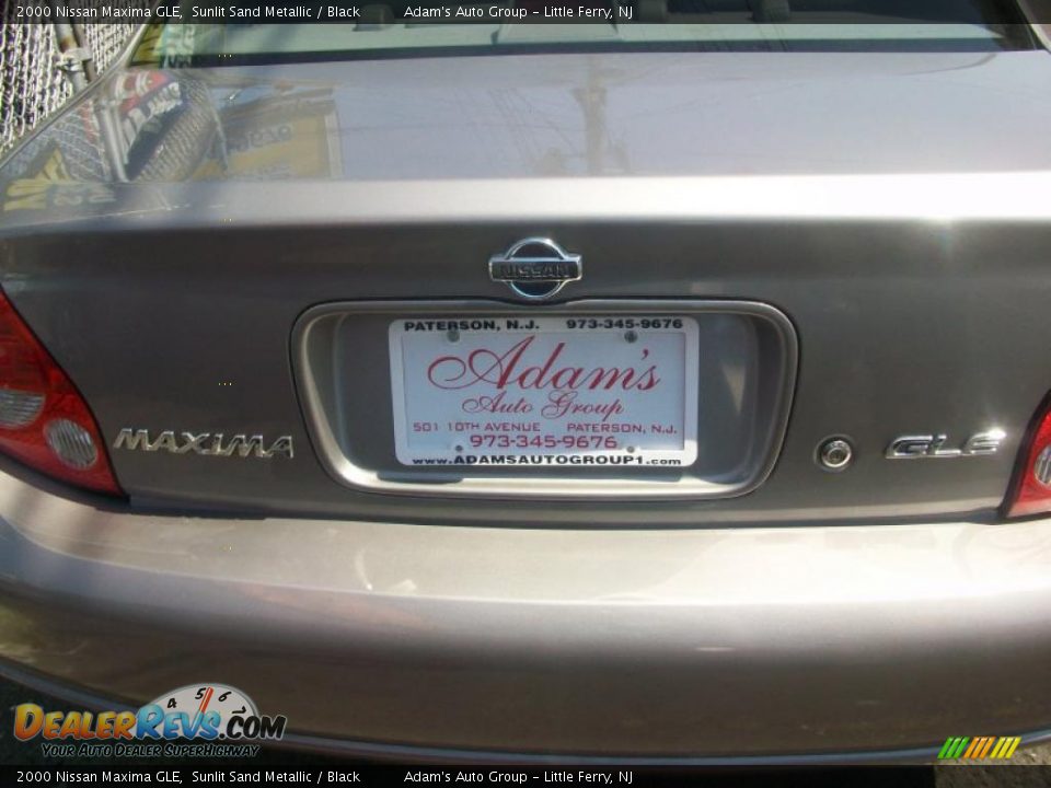 2000 Nissan Maxima GLE Sunlit Sand Metallic / Black Photo #24