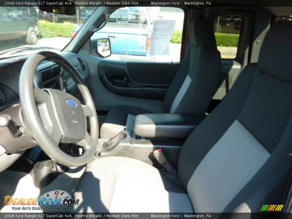 2008 Ford Ranger XLT SuperCab 4x4 Redfire Metallic / Medium Dark Flint Photo #10