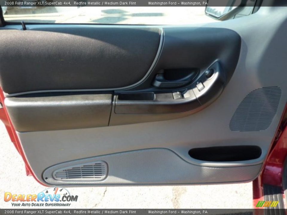 2008 Ford Ranger XLT SuperCab 4x4 Redfire Metallic / Medium Dark Flint Photo #12
