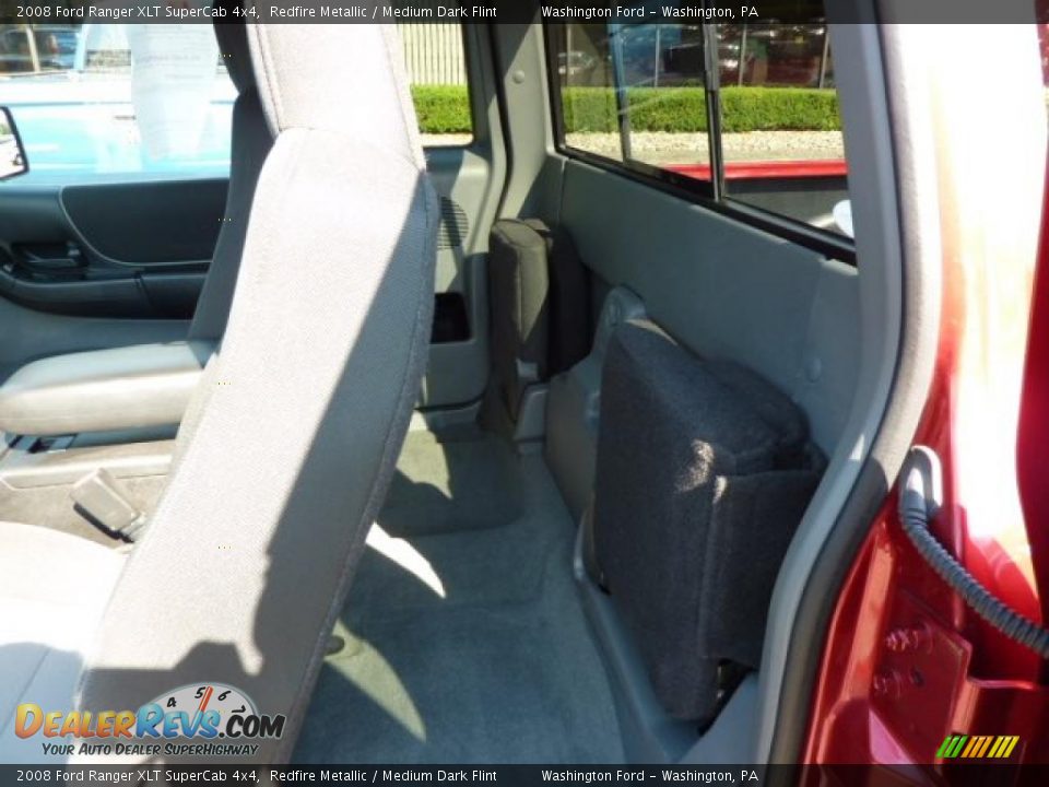 2008 Ford Ranger XLT SuperCab 4x4 Redfire Metallic / Medium Dark Flint Photo #13