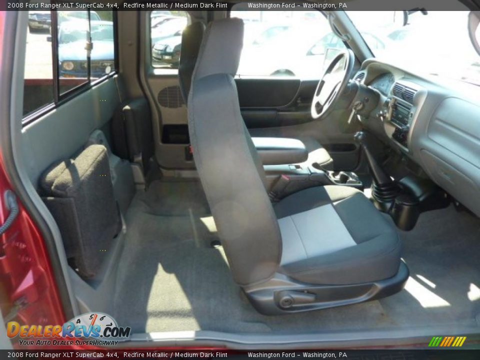 2008 Ford Ranger XLT SuperCab 4x4 Redfire Metallic / Medium Dark Flint Photo #16