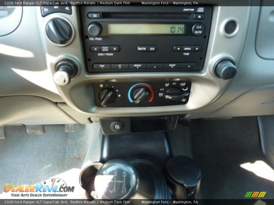 2008 Ford Ranger XLT SuperCab 4x4 Redfire Metallic / Medium Dark Flint Photo #18