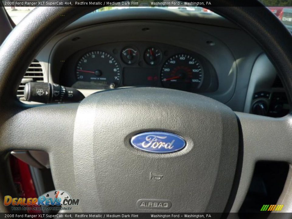 2008 Ford Ranger XLT SuperCab 4x4 Redfire Metallic / Medium Dark Flint Photo #19