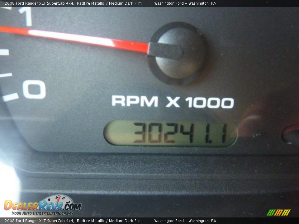 2008 Ford Ranger XLT SuperCab 4x4 Redfire Metallic / Medium Dark Flint Photo #20