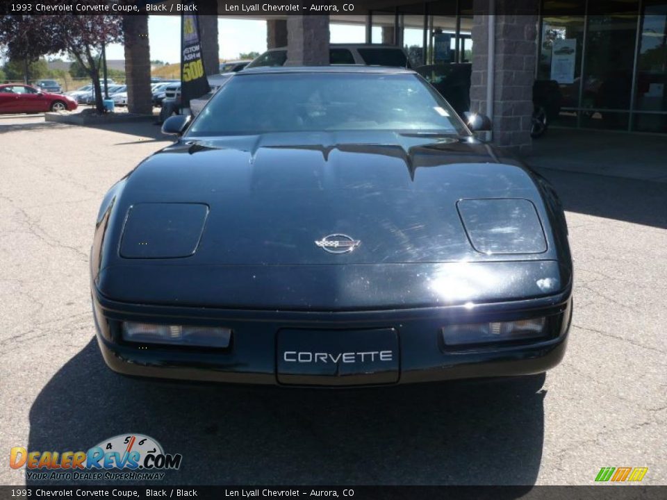 1993 Chevrolet Corvette Coupe Black / Black Photo #3
