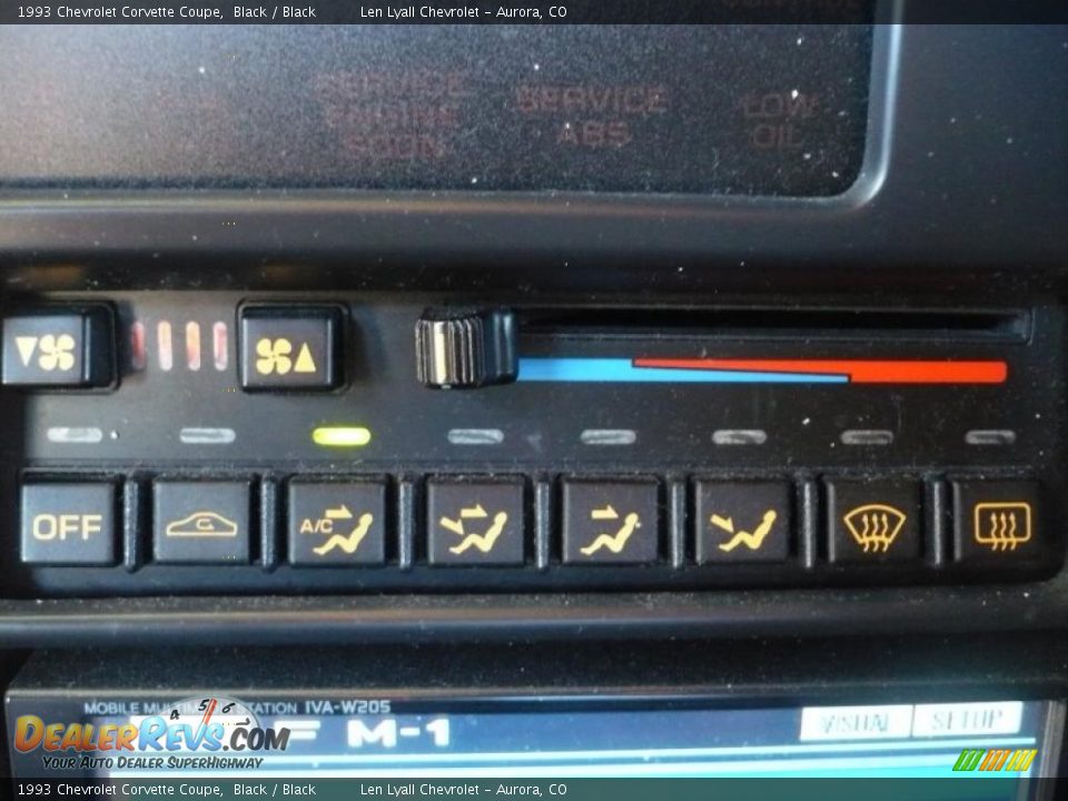 1993 Chevrolet Corvette Coupe Black / Black Photo #18