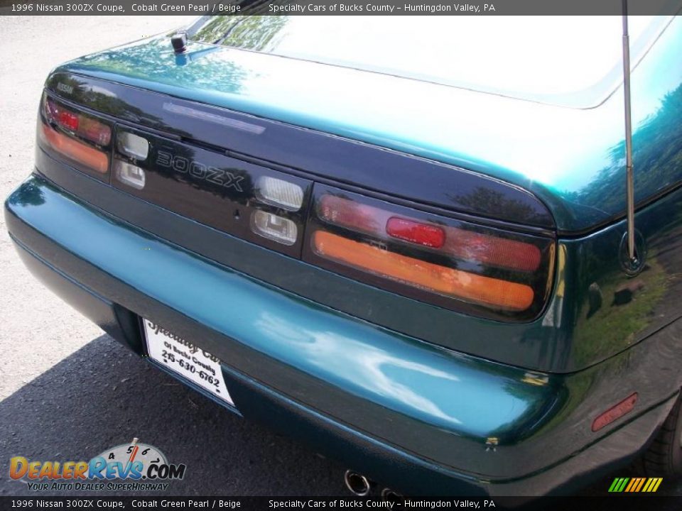 1996 Nissan 300ZX Coupe Cobalt Green Pearl / Beige Photo #27