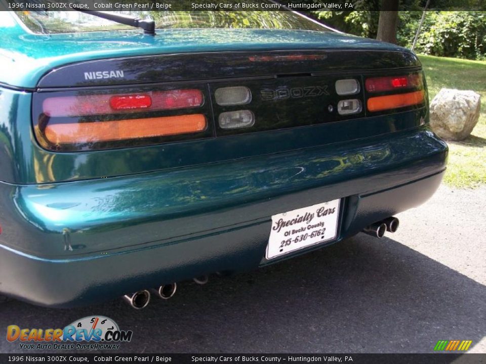 1996 Nissan 300ZX Coupe Cobalt Green Pearl / Beige Photo #28