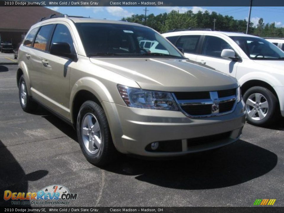 2010 Dodge Journey SE White Gold / Dark Slate Gray Photo #3
