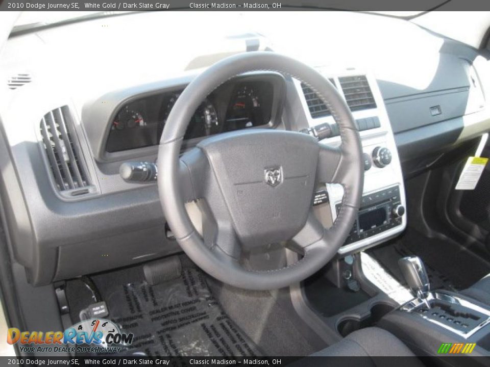 2010 Dodge Journey SE White Gold / Dark Slate Gray Photo #10