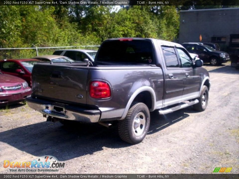 2002 Ford F150 XLT SuperCrew 4x4 Dark Shadow Grey Metallic / Medium Graphite Photo #1