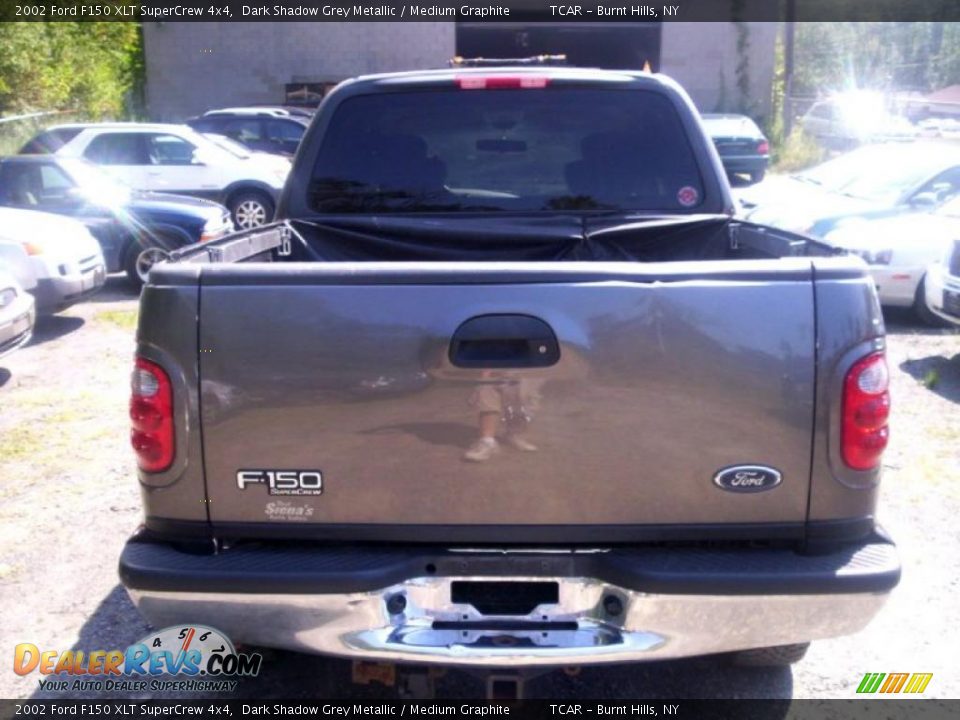 2002 Ford F150 XLT SuperCrew 4x4 Dark Shadow Grey Metallic / Medium Graphite Photo #6
