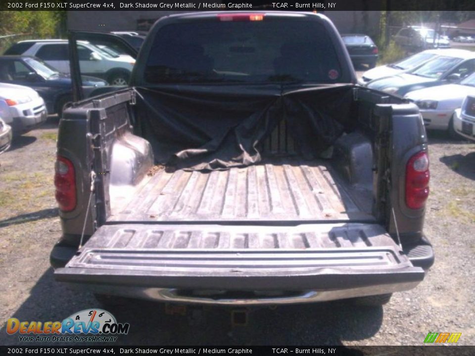 2002 Ford F150 XLT SuperCrew 4x4 Dark Shadow Grey Metallic / Medium Graphite Photo #7