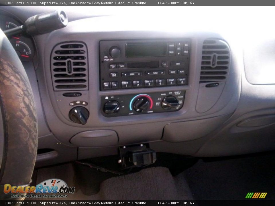 2002 Ford F150 XLT SuperCrew 4x4 Dark Shadow Grey Metallic / Medium Graphite Photo #10