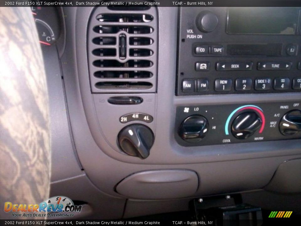 2002 Ford F150 XLT SuperCrew 4x4 Dark Shadow Grey Metallic / Medium Graphite Photo #11