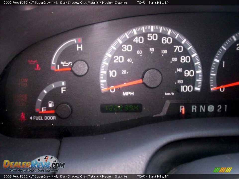 2002 Ford F150 XLT SuperCrew 4x4 Dark Shadow Grey Metallic / Medium Graphite Photo #12