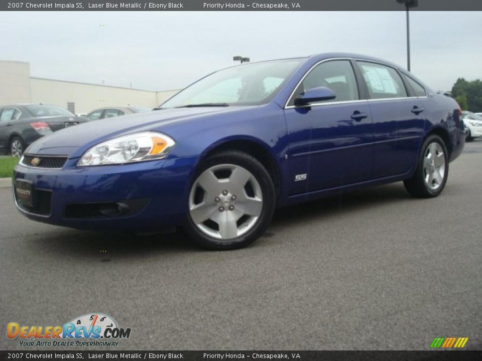 2007 Chevrolet Impala SS Laser Blue Metallic / Ebony Black Photo #2