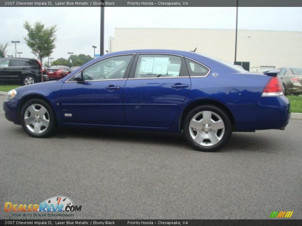 2007 Chevrolet Impala SS Laser Blue Metallic / Ebony Black Photo #3