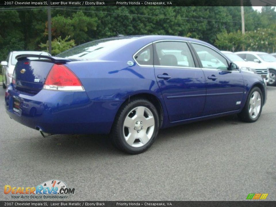 2007 Chevrolet Impala SS Laser Blue Metallic / Ebony Black Photo #5