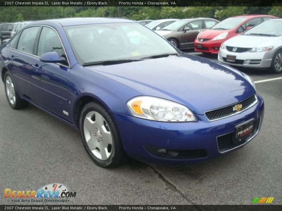 2007 Chevrolet Impala SS Laser Blue Metallic / Ebony Black Photo #6