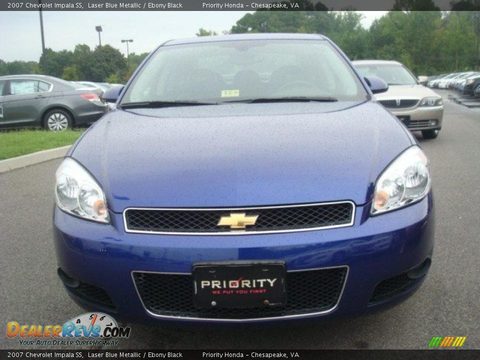 2007 Chevrolet Impala SS Laser Blue Metallic / Ebony Black Photo #7