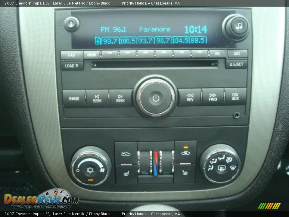 2007 Chevrolet Impala SS Laser Blue Metallic / Ebony Black Photo #13