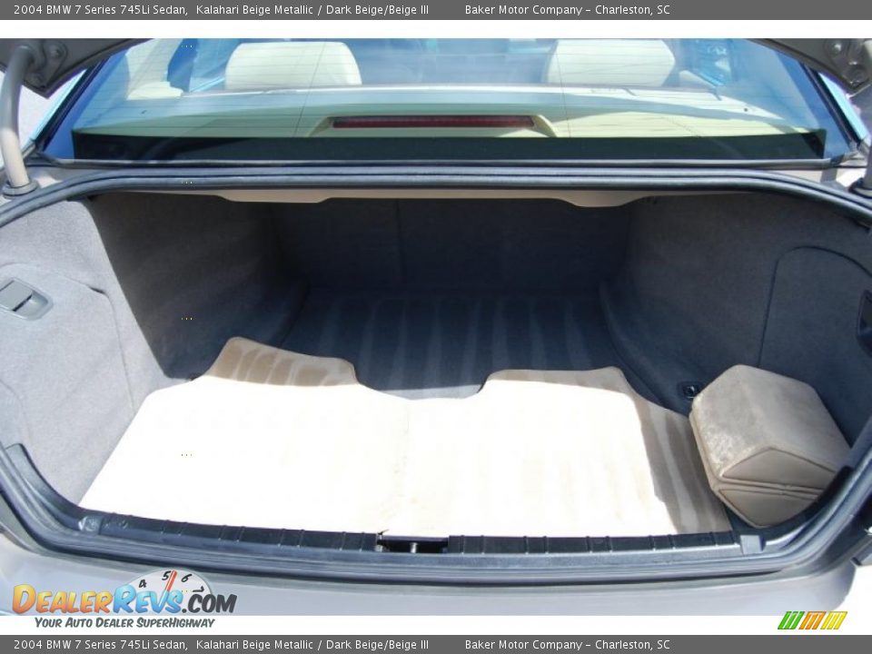 2004 BMW 7 Series 745Li Sedan Kalahari Beige Metallic / Dark Beige/Beige III Photo #9