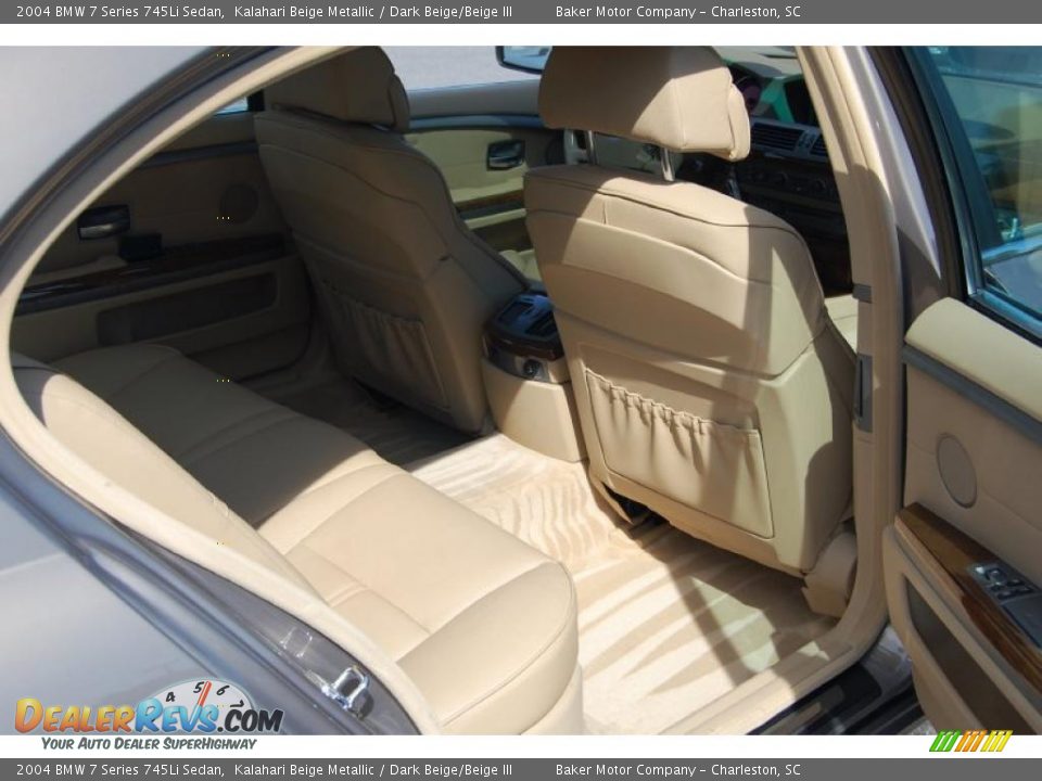 2004 BMW 7 Series 745Li Sedan Kalahari Beige Metallic / Dark Beige/Beige III Photo #10