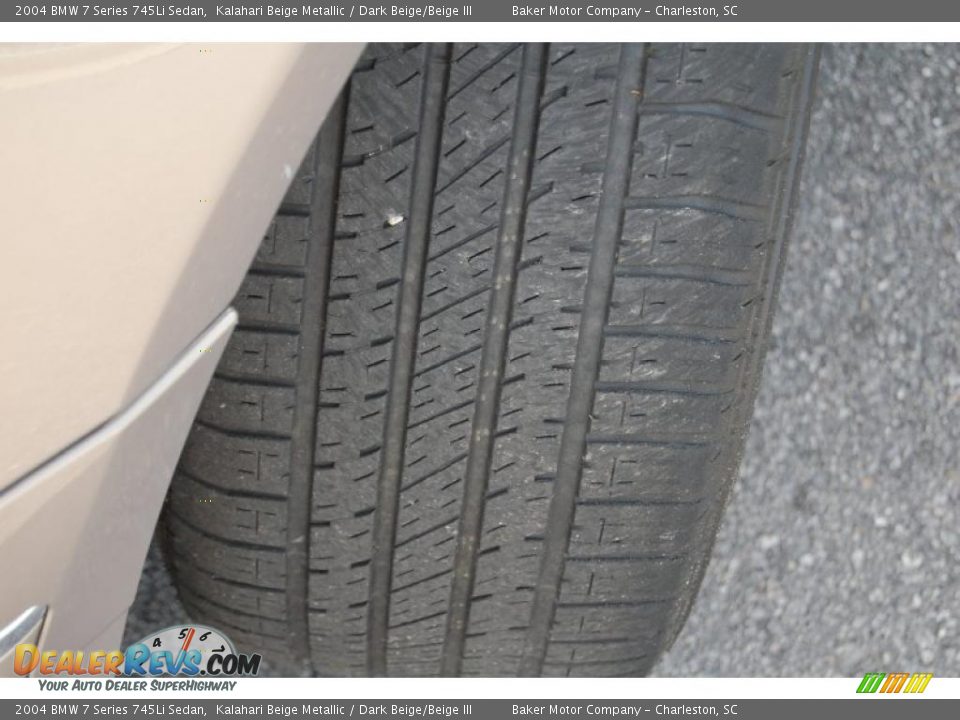 2004 BMW 7 Series 745Li Sedan Kalahari Beige Metallic / Dark Beige/Beige III Photo #20