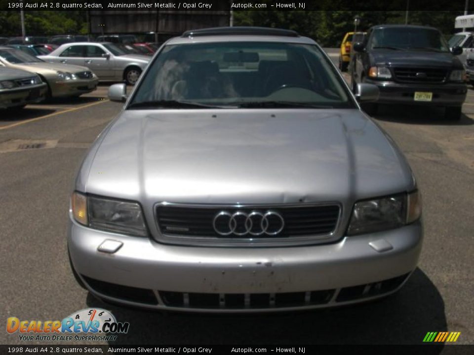 1998 Audi A4 2.8 quattro Sedan Aluminum Silver Metallic / Opal Grey Photo #1