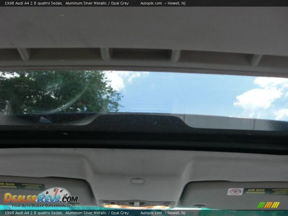 1998 Audi A4 2.8 quattro Sedan Aluminum Silver Metallic / Opal Grey Photo #13