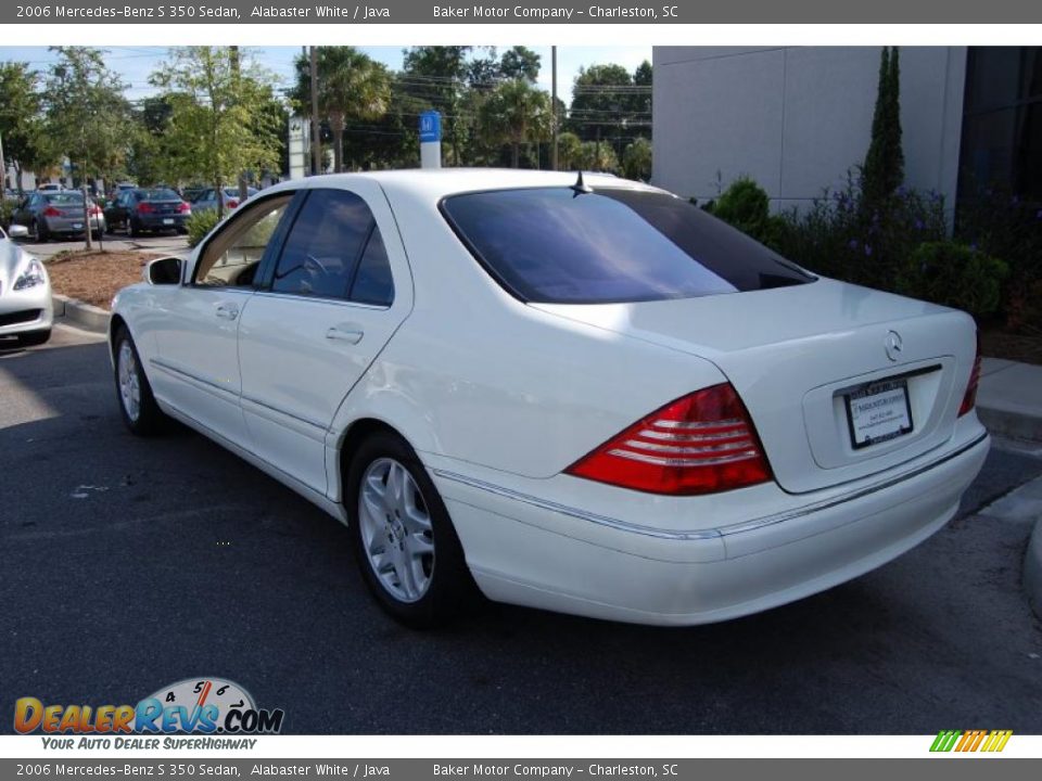 2006 Mercedes-Benz S 350 Sedan Alabaster White / Java Photo #19