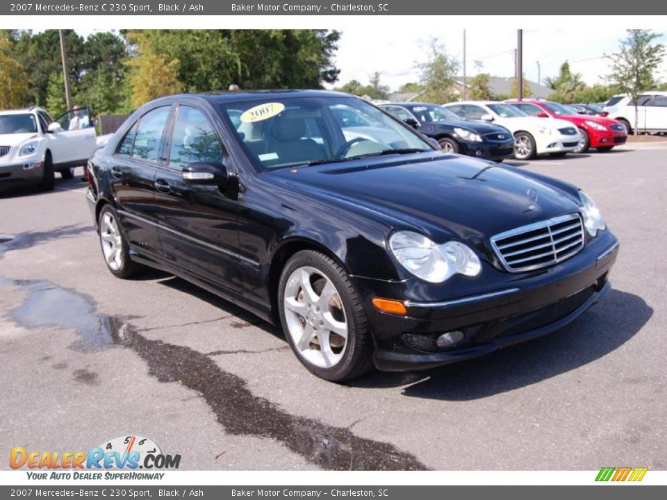 2007 Mercedes-Benz C 230 Sport Black / Ash Photo #1