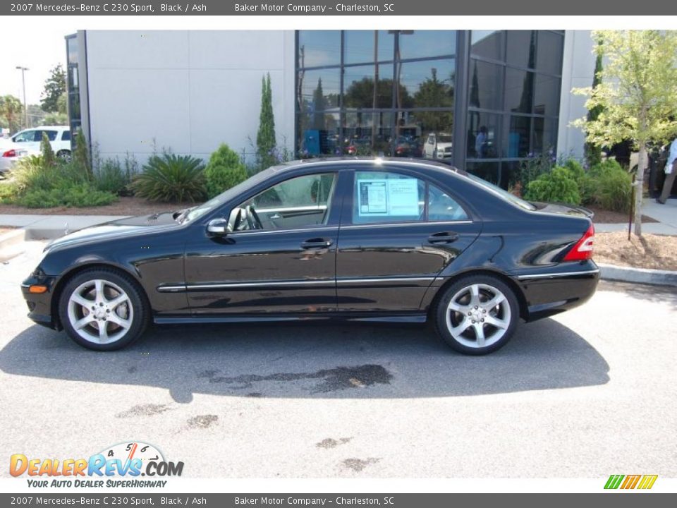 2007 Mercedes-Benz C 230 Sport Black / Ash Photo #2