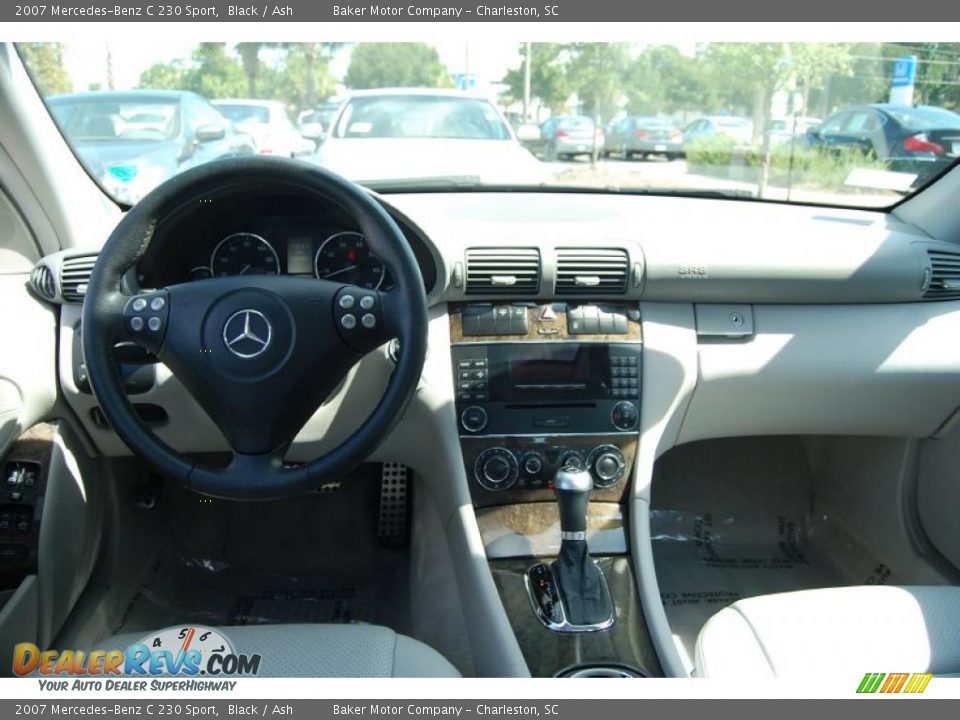 2007 Mercedes-Benz C 230 Sport Black / Ash Photo #3