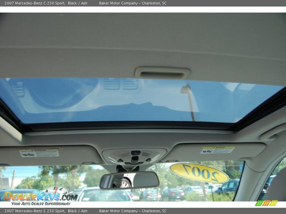 2007 Mercedes-Benz C 230 Sport Black / Ash Photo #4