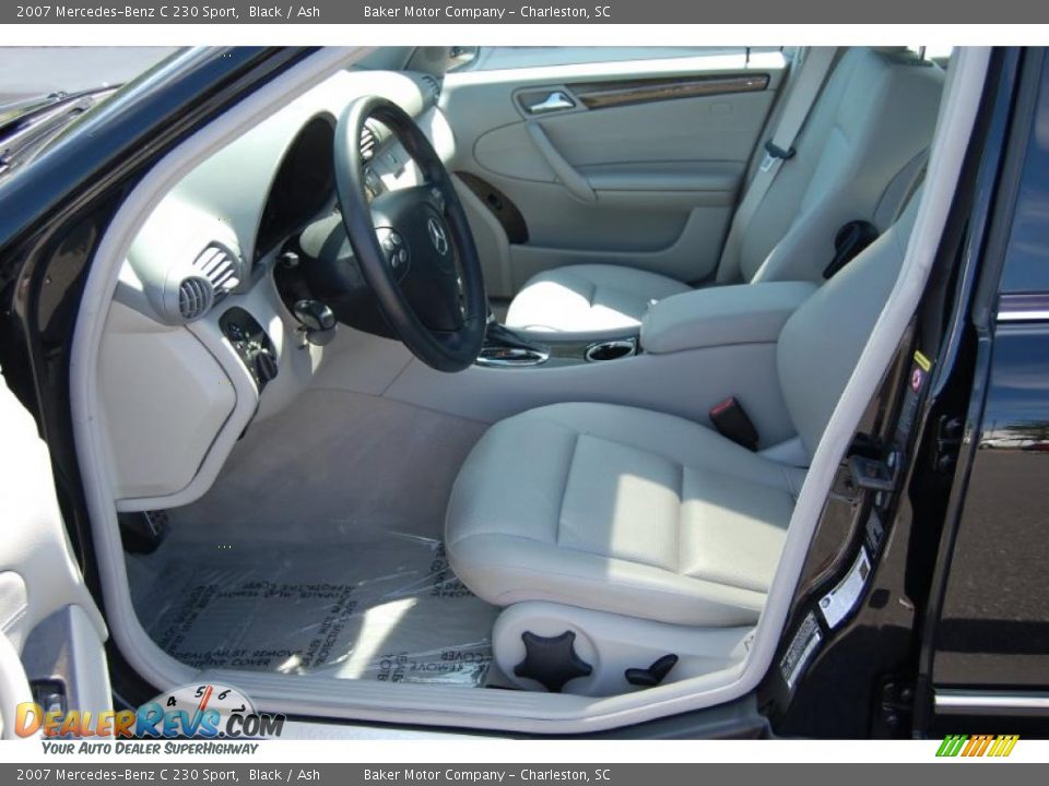 2007 Mercedes-Benz C 230 Sport Black / Ash Photo #5