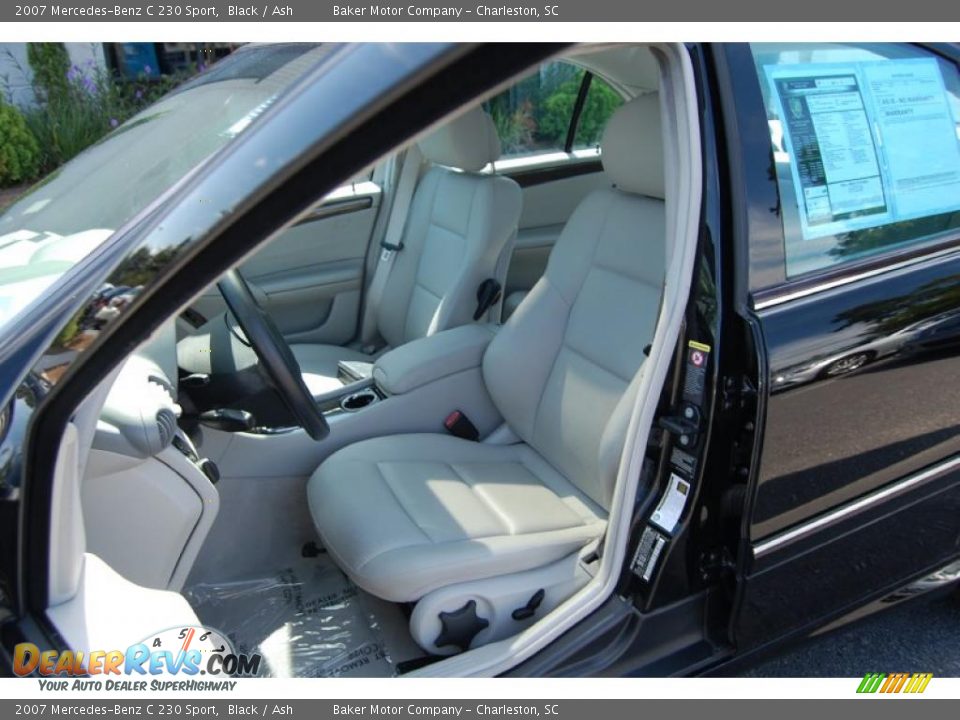 2007 Mercedes-Benz C 230 Sport Black / Ash Photo #6