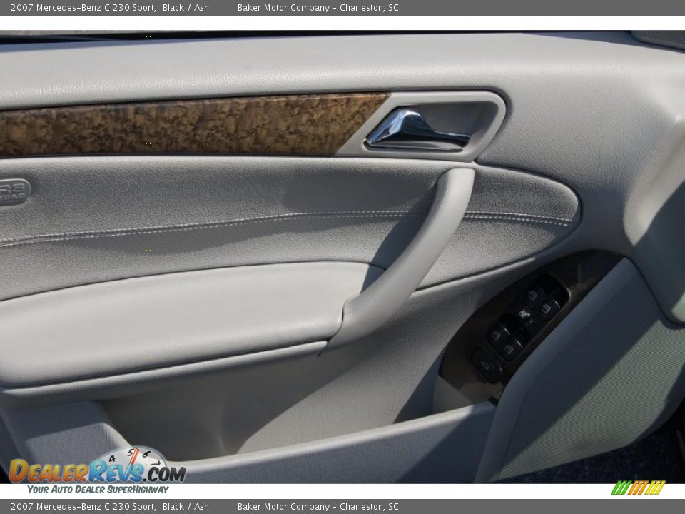 2007 Mercedes-Benz C 230 Sport Black / Ash Photo #7