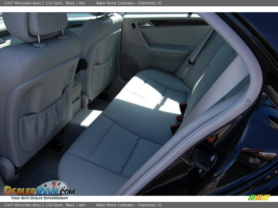 2007 Mercedes-Benz C 230 Sport Black / Ash Photo #8