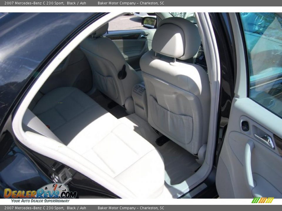 2007 Mercedes-Benz C 230 Sport Black / Ash Photo #10