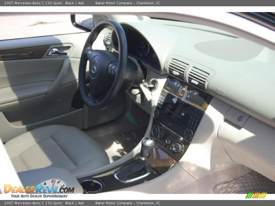 2007 Mercedes-Benz C 230 Sport Black / Ash Photo #11