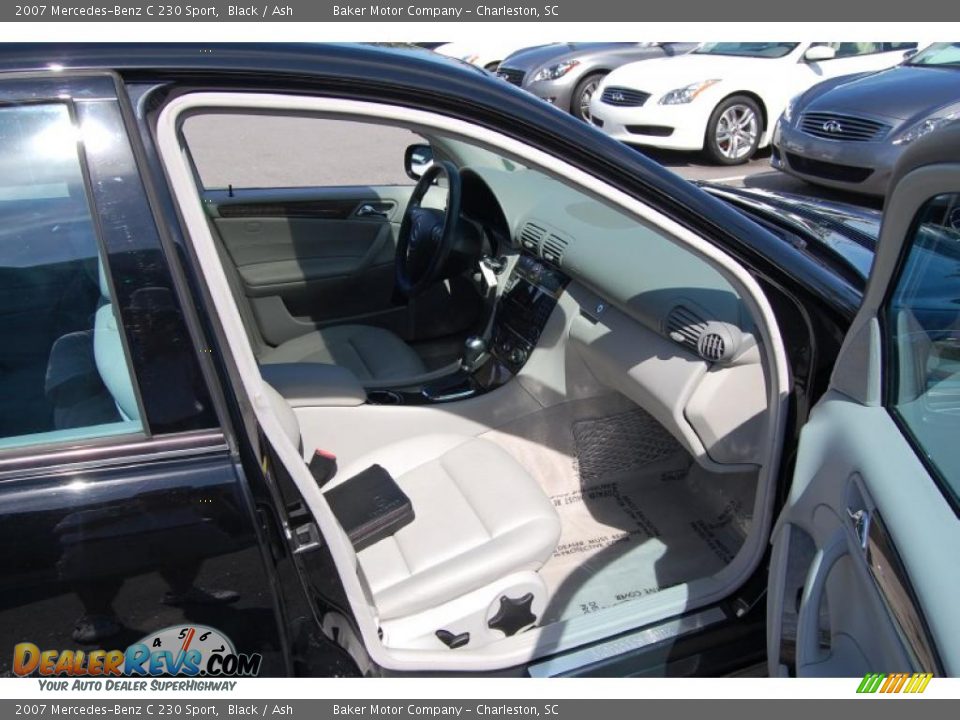 2007 Mercedes-Benz C 230 Sport Black / Ash Photo #12