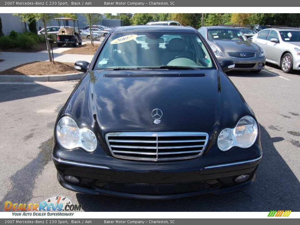 2007 Mercedes-Benz C 230 Sport Black / Ash Photo #14