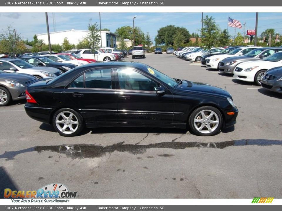 2007 Mercedes-Benz C 230 Sport Black / Ash Photo #15
